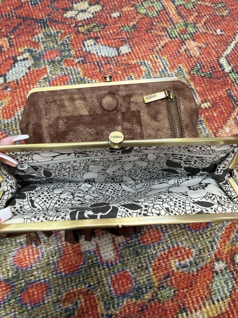 HOBO Lauren Fringe Clutch/Wallet. - Picture 8 of 9